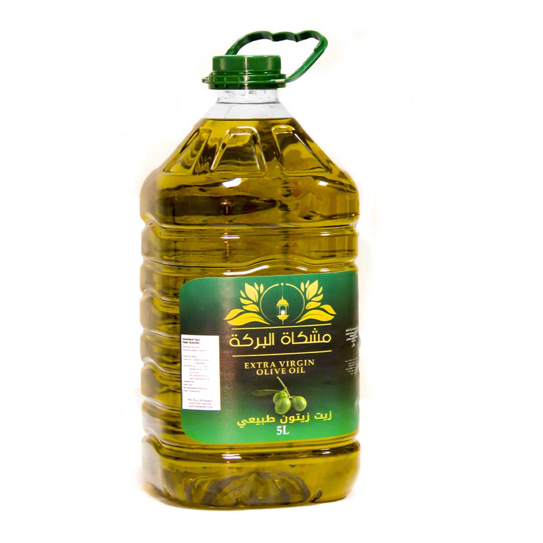 Huile d'Olive Mochket el Baraka  - 5 Litres - زيت الزيتون مشكاة البركة