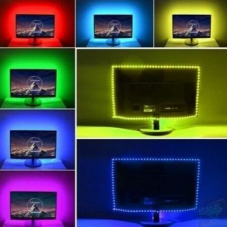 Kit Ruban LED RGB – Étanche – 16 Couleurs – 4 Modes – 5 Mètres – Télécommande