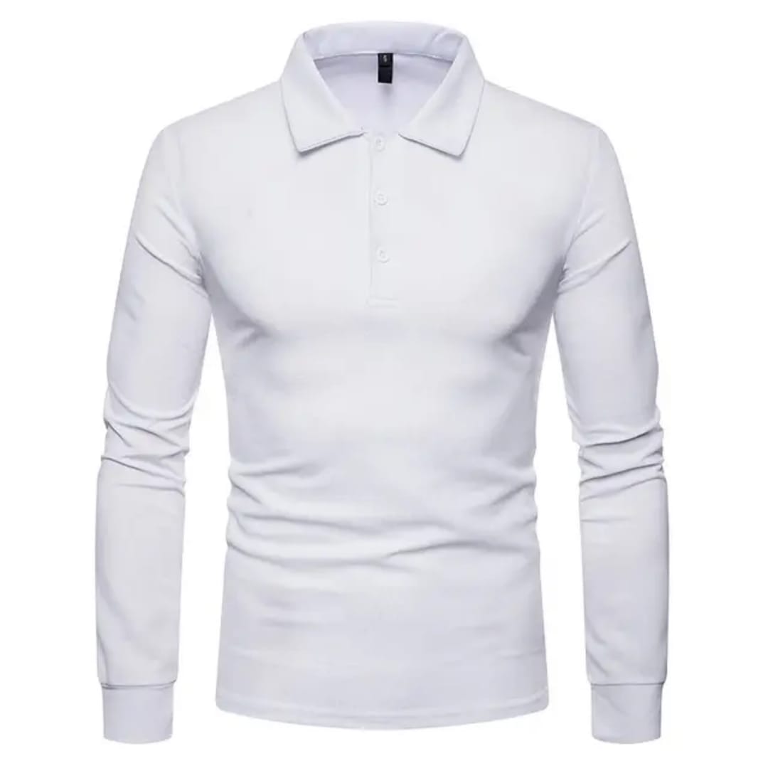 Polo pour Homme à Manches Longues