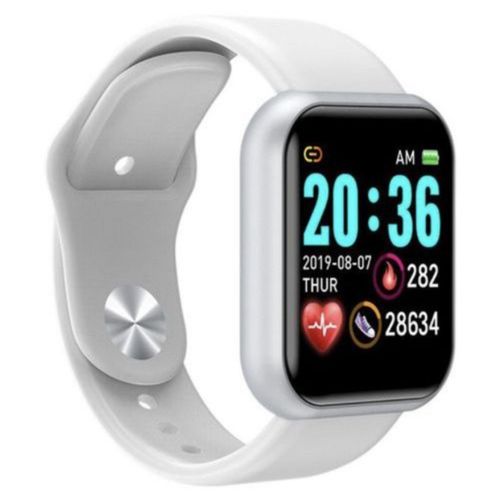 Smart watch D20 - montre intelligente sport étanche - Blanc