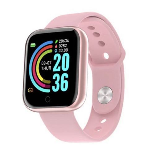 Smart watch D20 - montre intelligente sport étanche - Rose