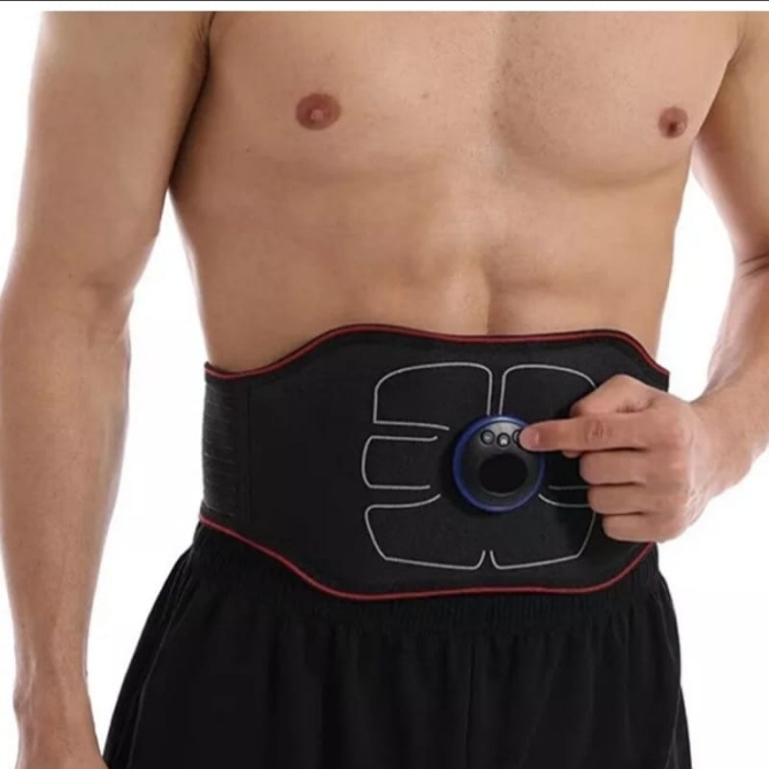 Ceinture De Tonification Abdominale EMS - Portable - Vibration Électrique