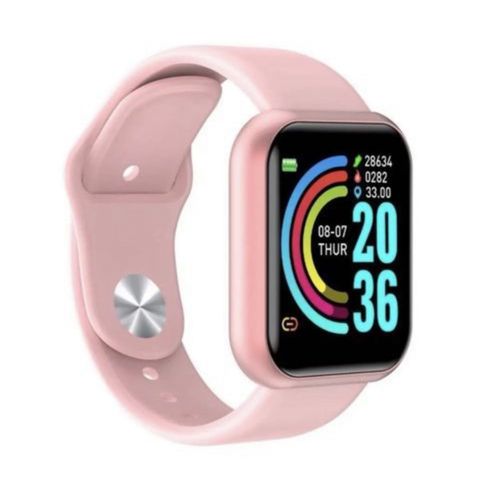 Smart watch D20 - montre intelligente sport étanche - Rose