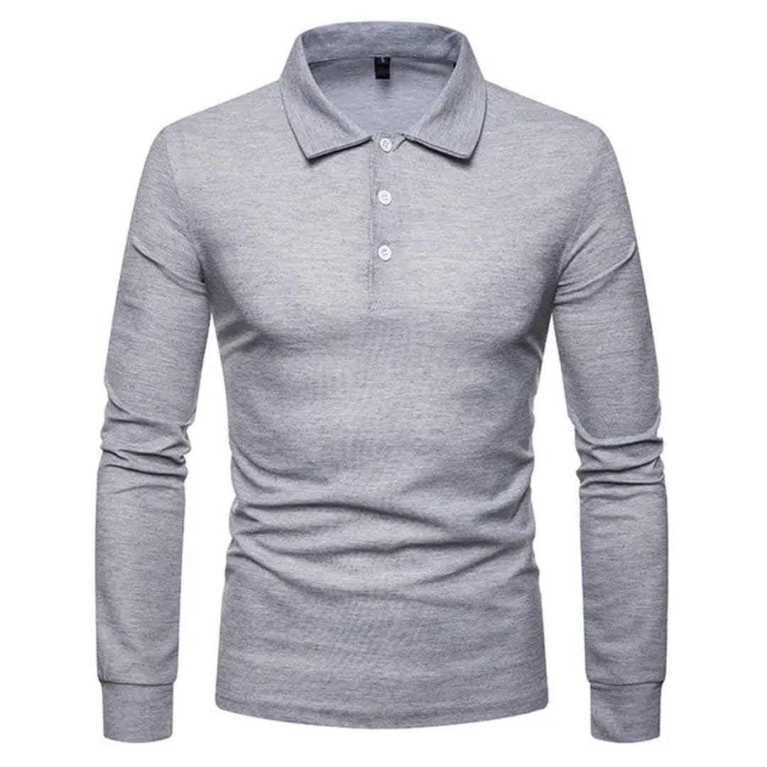 Polo pour Homme à Manches Longues