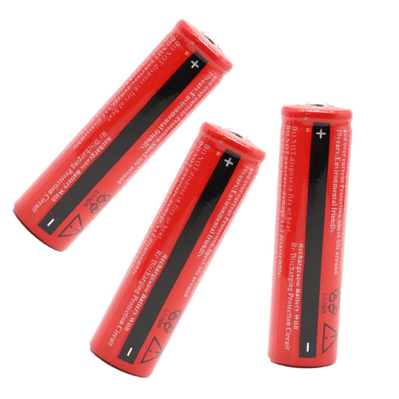 Lot de 4 Piles Rechargeable - Batterie Lithium - 18650V - 3,7MAh - BRC 4200 - Eddy-ion - 24 18650