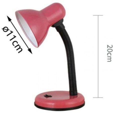 Lampe De Bureau De Table Avec Interrupteur – Rouge