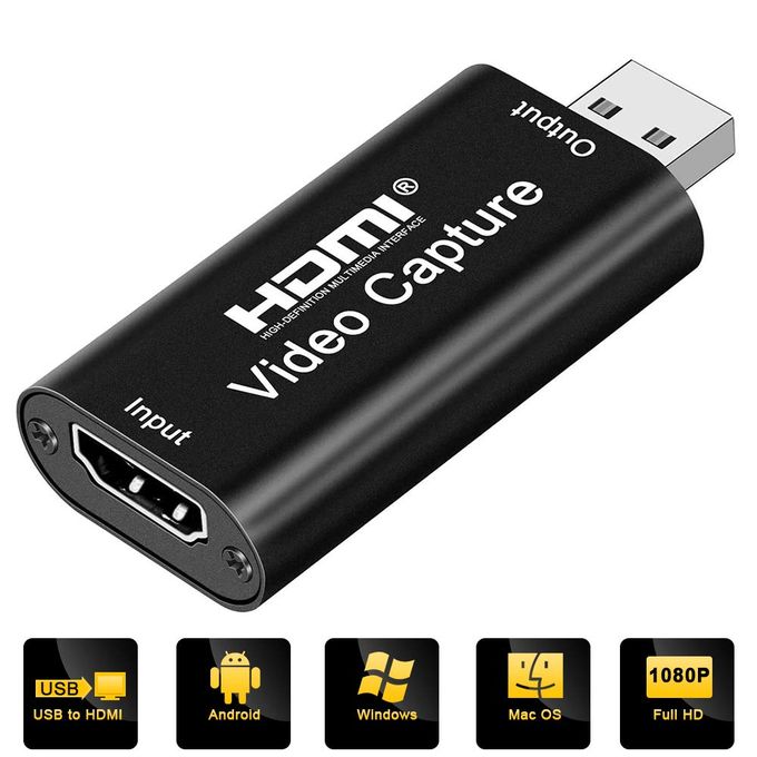 Carte de Capture Vidéo HDMI à USB - Diffusion HD 1080p