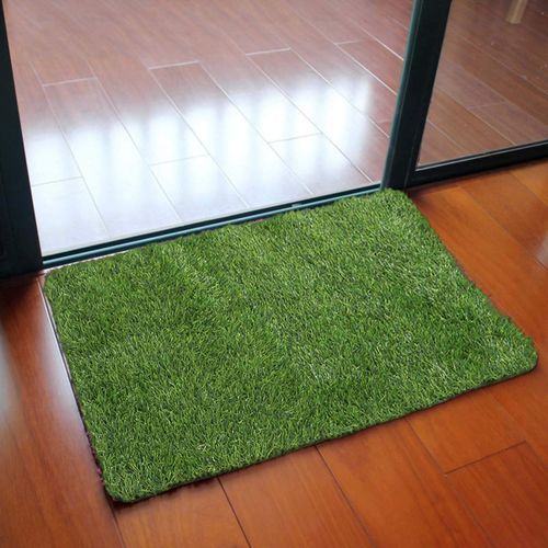 Paillasson Pour Porte D’entrée – Tapis de Gazon Artificiel – Lavable