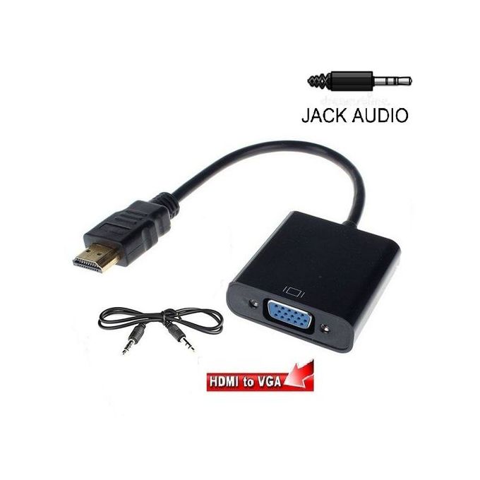 Convertisseur - HDMI Vers VGA - avec audio