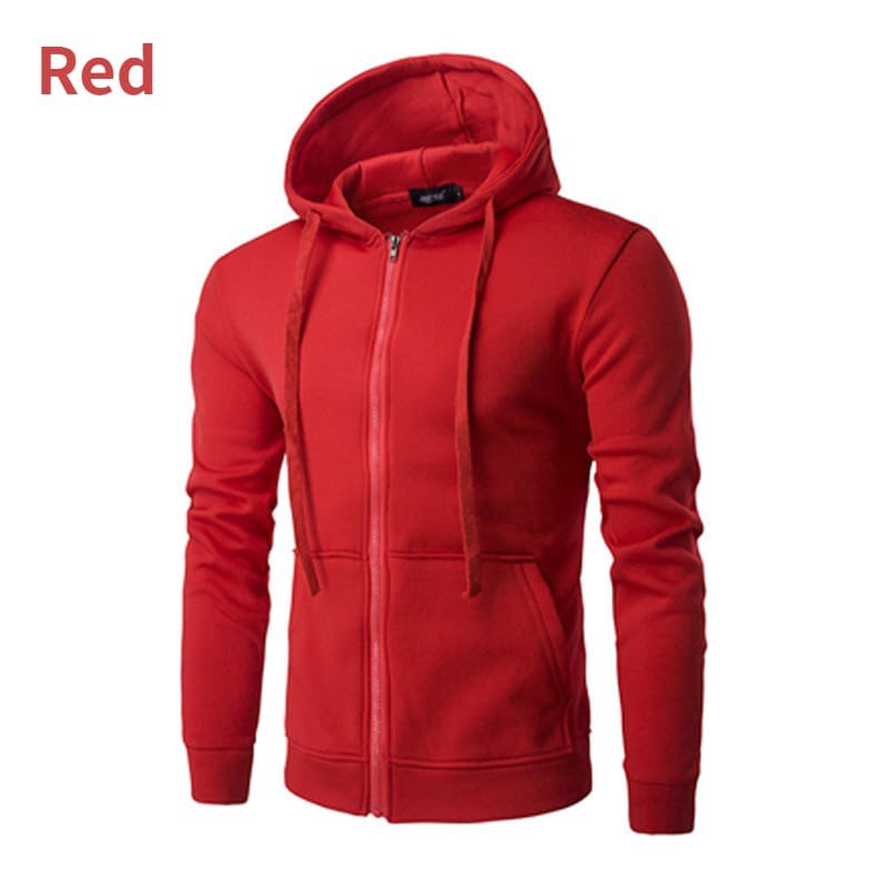 Sweat Capuche Rouge  Pour Homme