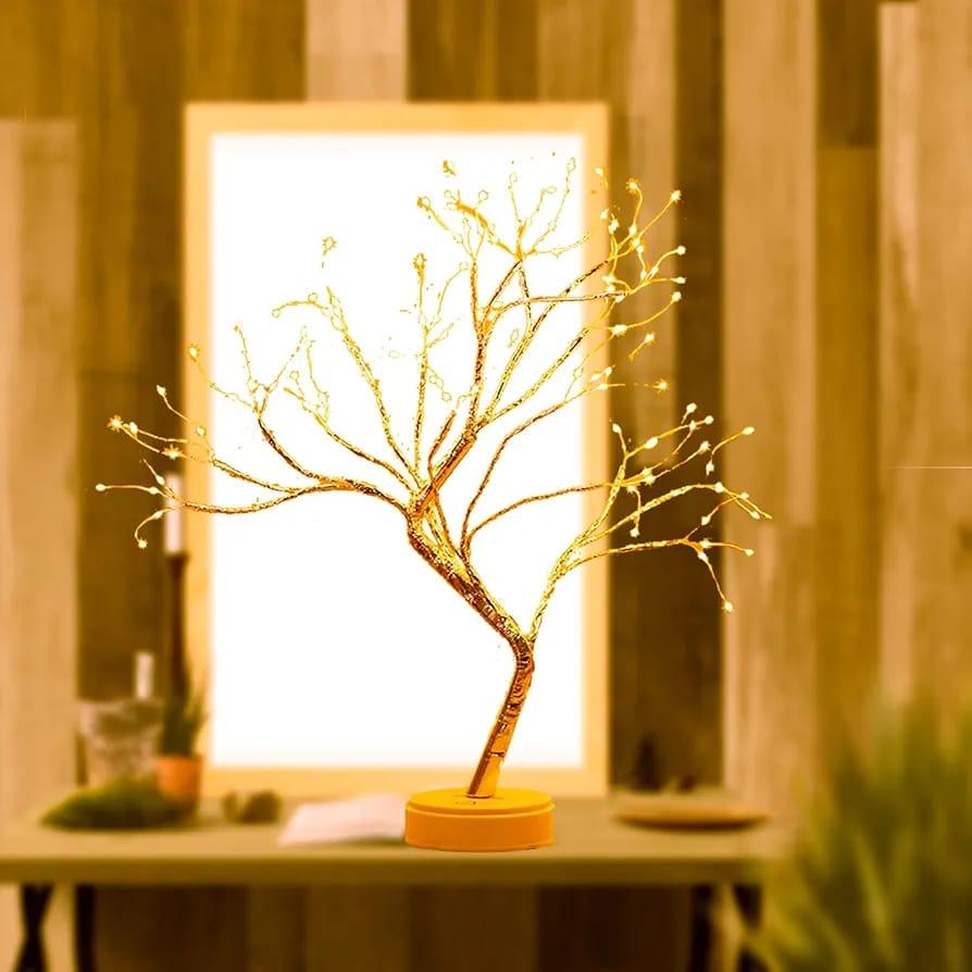 Lampe De Table Arbre Artificiel Avec Branches Réglables - Led 