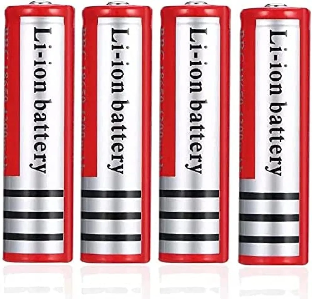 Lot de 4 Piles Rechargeable - Batterie Lithium - 18650V - 3,7MAh - BRC 4200 - Eddy-ion - 24 18650