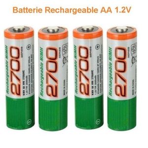 4 Piles Rechargeable AA - NI-MH GP 2700 MAh