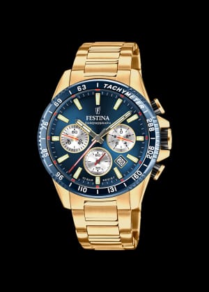 Festina Chrono Sport Montre Homme Chrono Acier Doré F20541/2