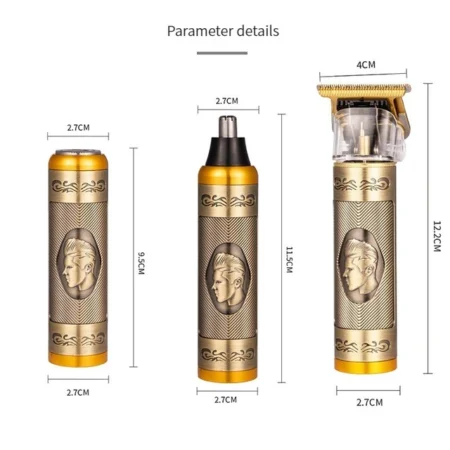 Tondeuse à Cheveux Électrique 3 en1 – Rechargeable Pour Hommes