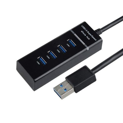 Hub Type C vers USB 3.0 - 4ports - Noir