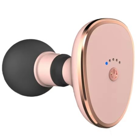 Mini Masseur Portable – Masseur Corporel Personnel – Pour Soulager la Douleur et Détendre Les Tissus Profonds – Rose