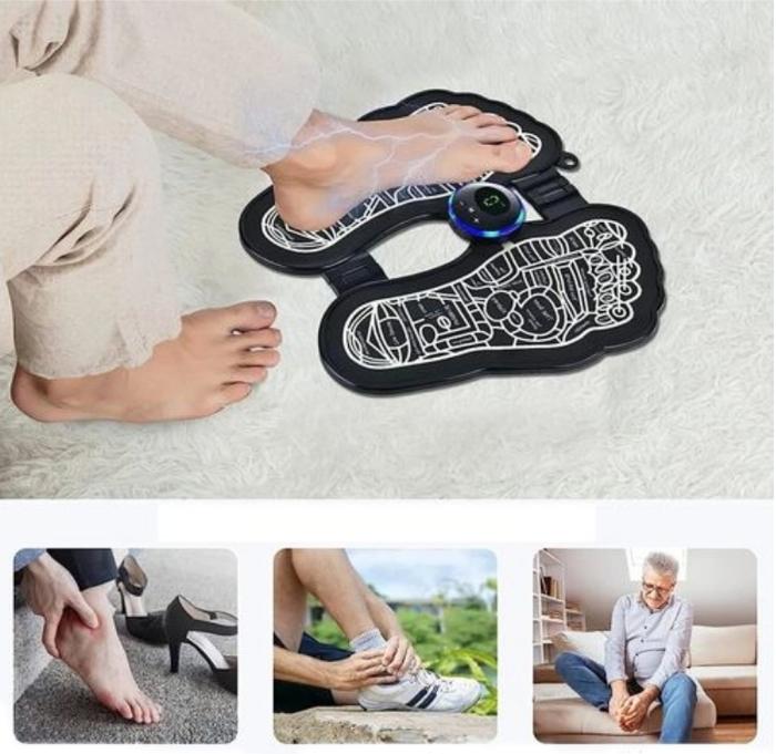 Masseur De Pieds Électrique – Stimulateur Musculaire Portable et Pliable