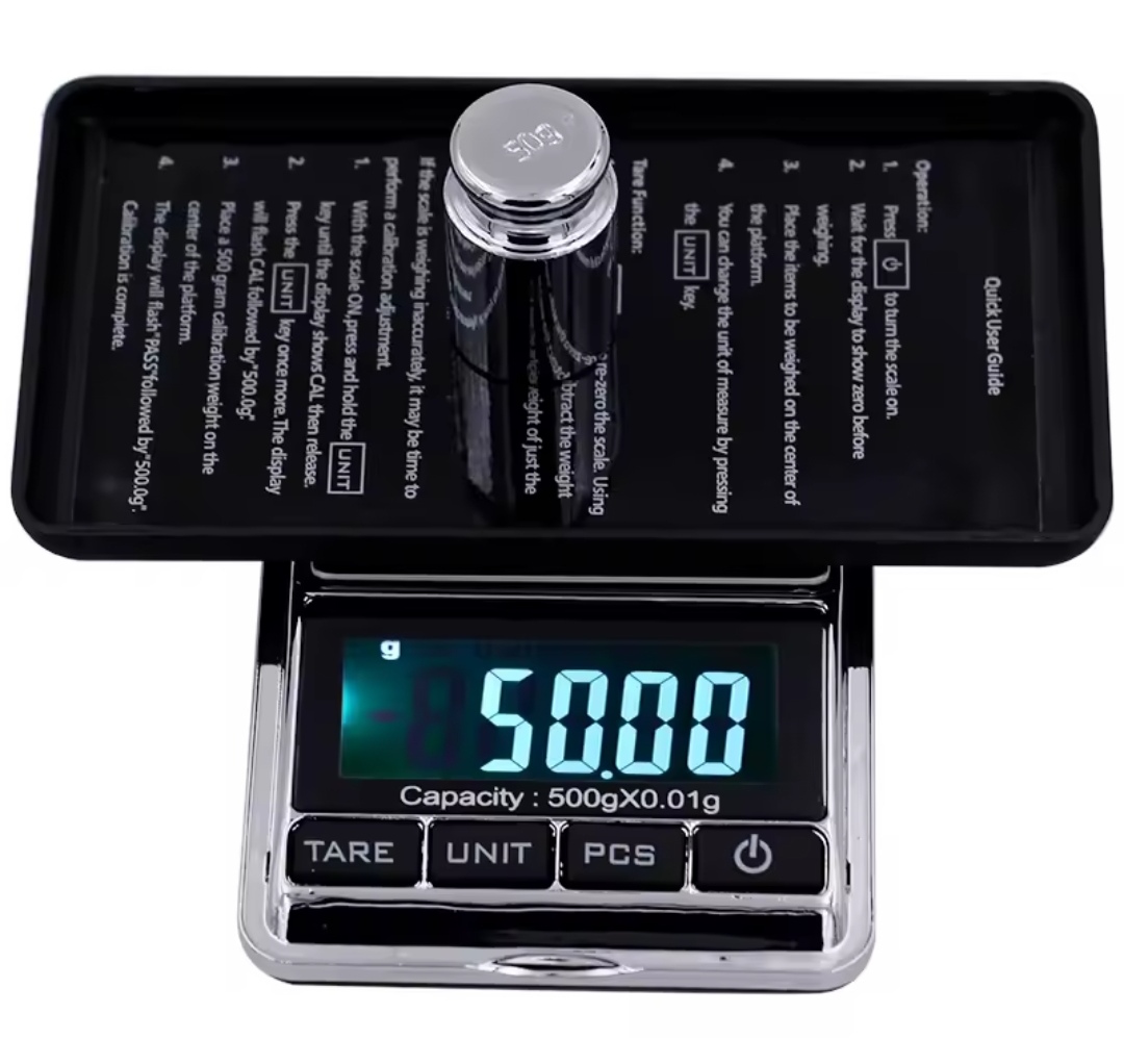 Balance De Poche Numérique Avec Écran LCD – Balance Numérique Pour Bijoux – Balance de Poids Diamant 500 g 0,01 g