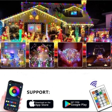 LED Guirlande lumineuse Bluetooth – USB – App Control RGB – 5 Mètres + Télécommande