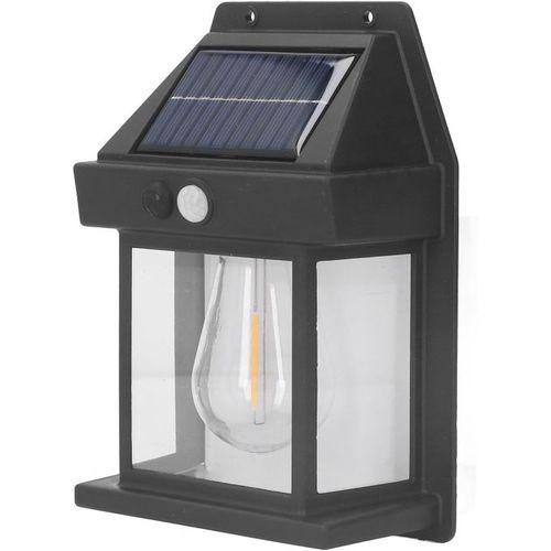 Lampe Murale Solaire Avec Détecteur De Mouvement – 3 Modes D’éclairage – Étanche – Style Chalet