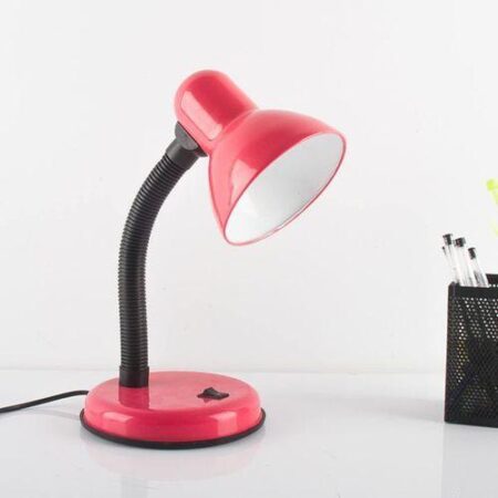 Lampe De Bureau De Table Avec Interrupteur – Rouge