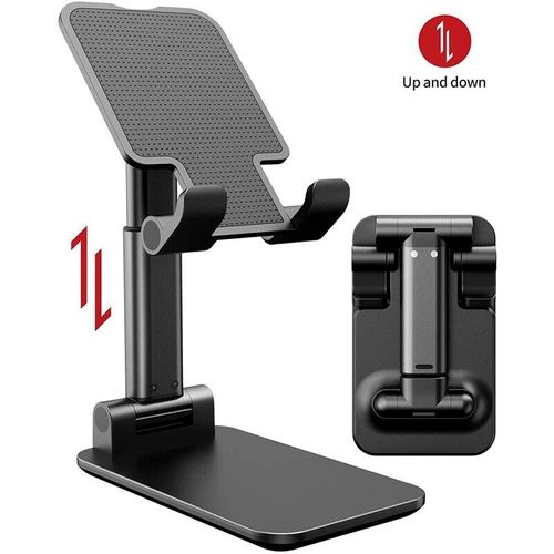 Support de bureau Réglable pour téléphone portable et Tablette - Noir