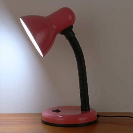 Lampe De Bureau De Table Avec Interrupteur – Rouge