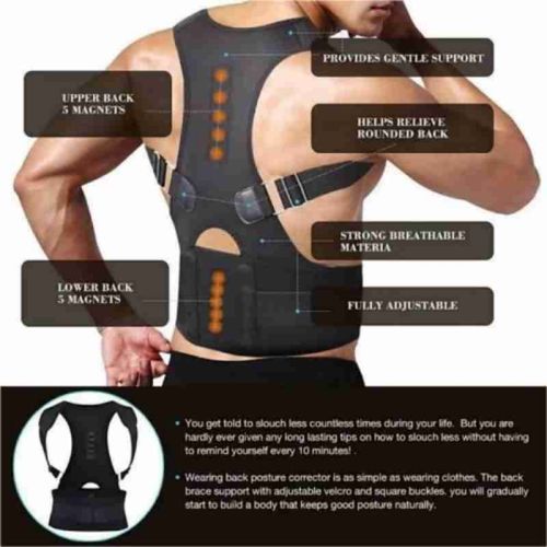 Correcteur De Posture – Confortable – Ceinture Médicale De Dos – Unisexe