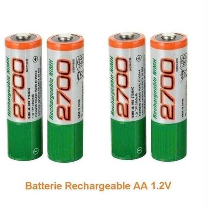 4 Piles Rechargeable AA - NI-MH GP 2700 MAh