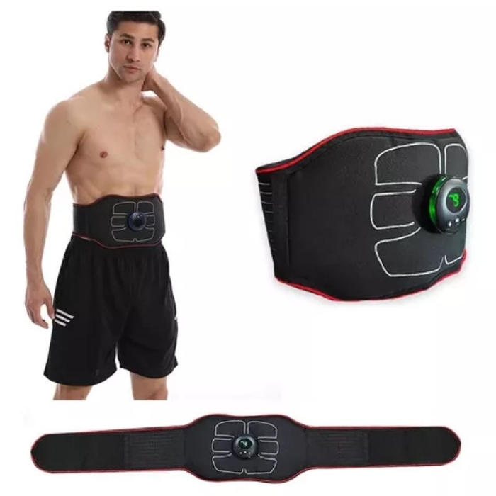 Ceinture De Tonification Abdominale EMS - Portable - Vibration Électrique