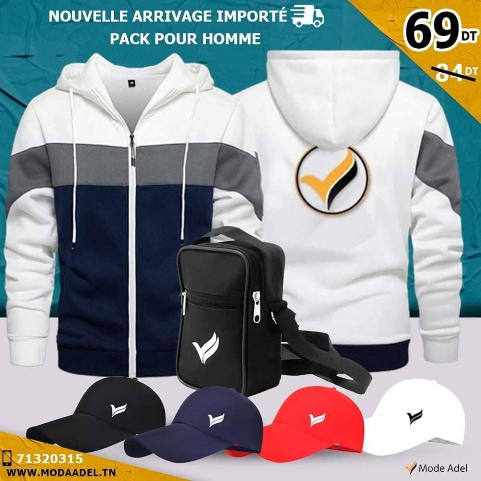 Pack Capuche Homme
