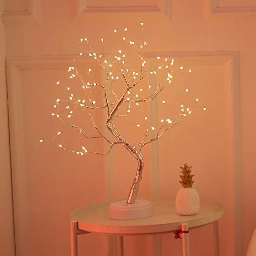 Lampe De Table Arbre Artificiel Avec Branches Réglables - Led 