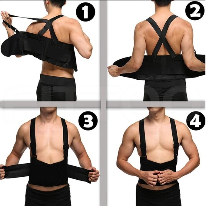 Ceinture De Soutien Lombaire De Haute Qualité – Taille Réglable – Pour Hommes & Femmes